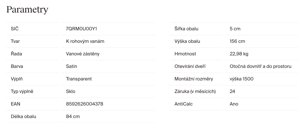 ravak-cvsk1-85x150-parametry